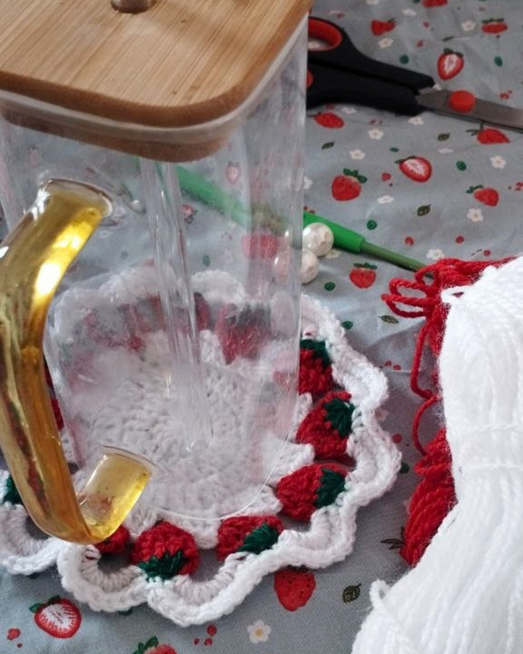 Strawberry Coaster