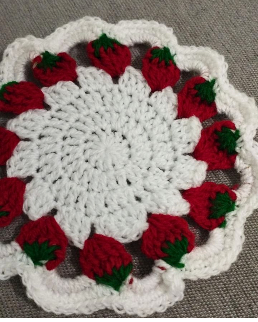 Strawberry Coaster