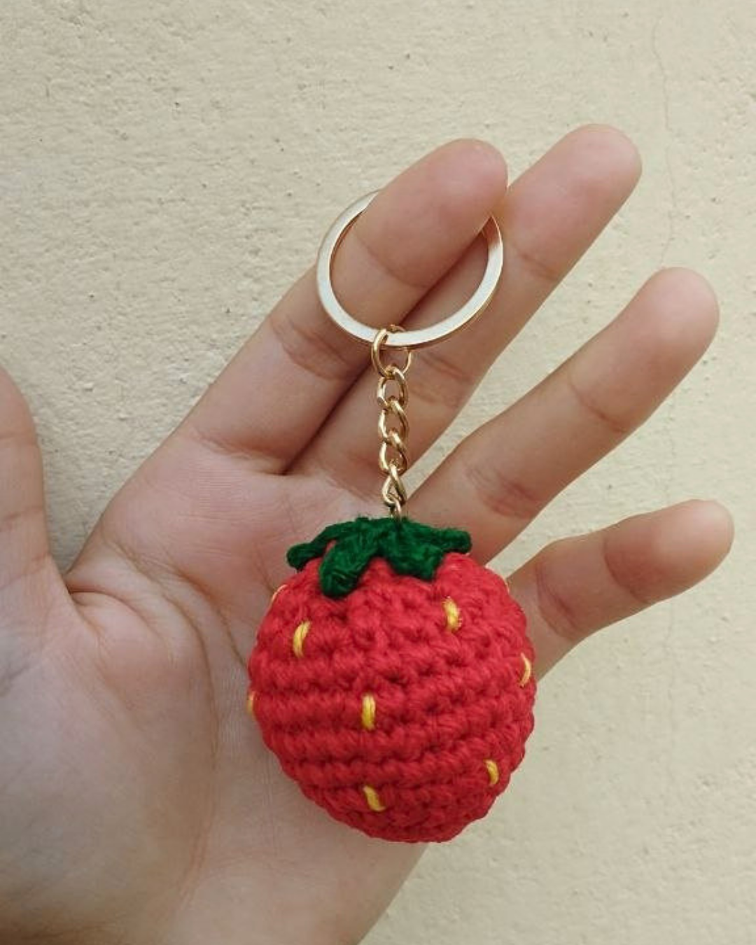 Strawberry Keychain